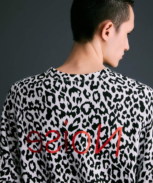 NOISE MAKER（ノイズメーカー）の「レオパード柄オーバーサイズスウェット（スウェット・メンズ・ホワイト・L/M/XL）」の10枚目の写真