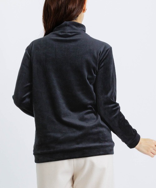 STUDIO PICONE(スタジオピッコーネ)の「ロゴアップリケ起毛プルオーバー(その他トップス・レディース・ピンク/ホワイト/ブラック・M/L/LL)」の12枚目の写真