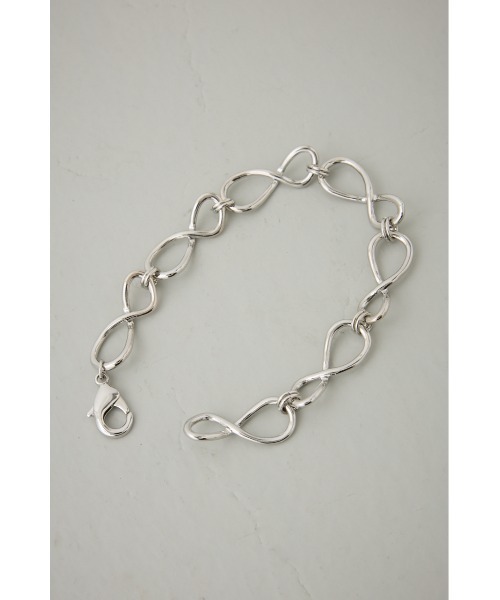 AZUL by moussy(アズールバイマウジー)の「インフィニティチェーンブレスレット(ブレスレット・レディース・ゴールド系その他/シルバー・FREE)」の8枚目の写真