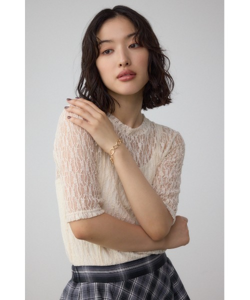 AZUL by moussy(アズールバイマウジー)の「インフィニティチェーンブレスレット(ブレスレット・レディース・ゴールド系その他/シルバー・FREE)」の10枚目の写真