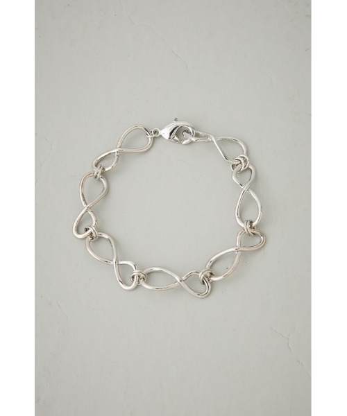AZUL by moussy(アズールバイマウジー)の「インフィニティチェーンブレスレット(ブレスレット・レディース・ゴールド系その他/シルバー・FREE)」の5枚目の写真