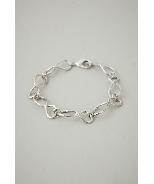 AZUL by moussy(アズールバイマウジー)の「インフィニティチェーンブレスレット(ブレスレット・レディース・ゴールド系その他/シルバー・FREE)」の6枚目の写真