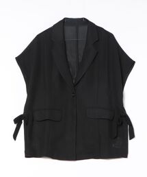 【完売品】Nalm. リボン　テーラードジャケット黒 ribbon-tailored jacket/black | Nalm.