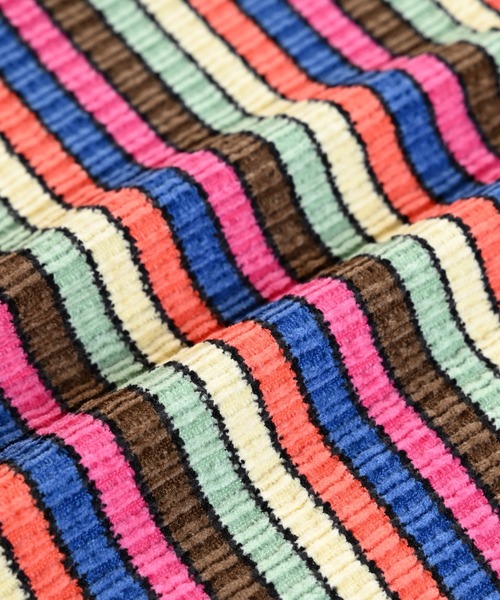 MARKEY'S（マーキーズ）の「フワリブラグランボーダーカットソ－（Tシャツ/カットソー・キッズ・イエロー系その他/ピンク系その他・80/90/95/100/110/120/130/140/150）」の11枚目の写真