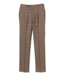 BEAMS F（ビームスエフ）の「【別注】GERMANO / グレンチェック 1プリーツ スラックス（その他パンツ）」