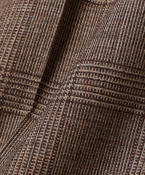 GERMANO（ジェルマーノ）の「【別注】GERMANO / グレンチェック 1プリーツ スラックス（その他パンツ・メンズ・ブラウン系その他4・46/44/42/52）」の8枚目の写真