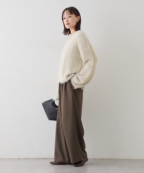 RIVE DROITE（リヴドロワ）の「ガンクラブイージーパンツ（その他パンツ・レディース・ベージュ/ブラウン・38/36）」の5枚目の写真