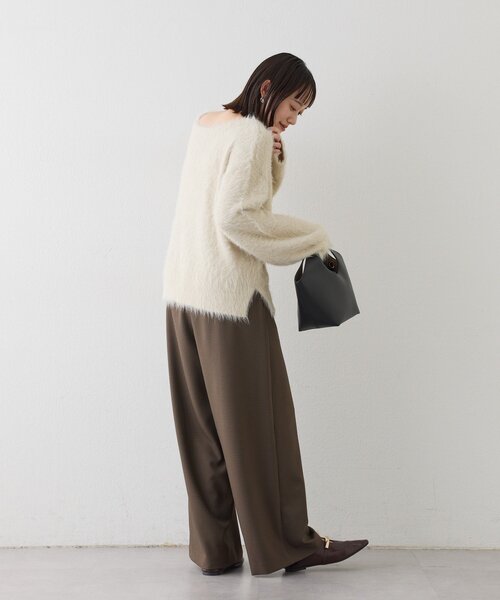 RIVE DROITE（リヴドロワ）の「ガンクラブイージーパンツ（その他パンツ・レディース・ベージュ/ブラウン・38/36）」の6枚目の写真