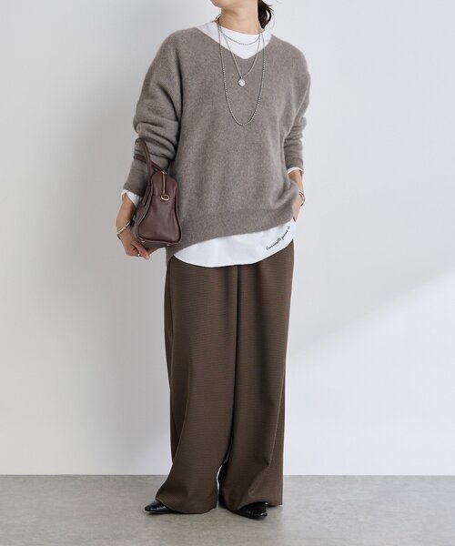 RIVE DROITE（リヴドロワ）の「ガンクラブイージーパンツ（その他パンツ・レディース・ベージュ/ブラウン・38/36）」の12枚目の写真