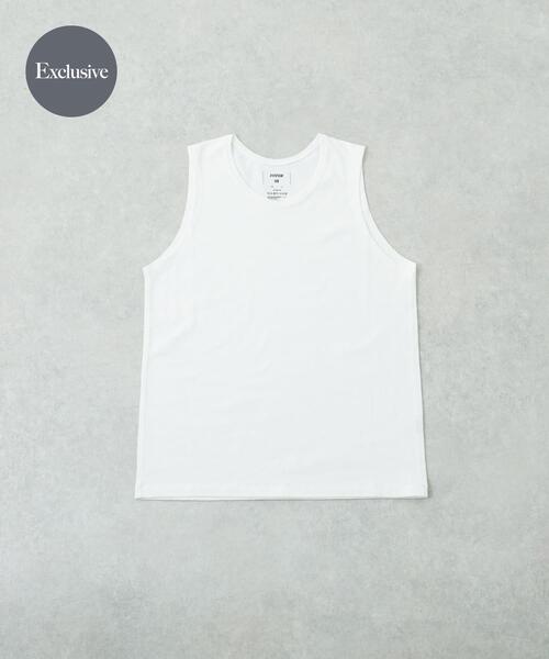 fitfor(フィットフォー)の「『別注』FITFOR×URBAN RESEARC WIDE SLEEVE LESS T-SHIRTS(タンクトップ・メンズ・ホワイト/ブラック・X-LARGE/LARGE/MEDIUM)」の2枚目の写真