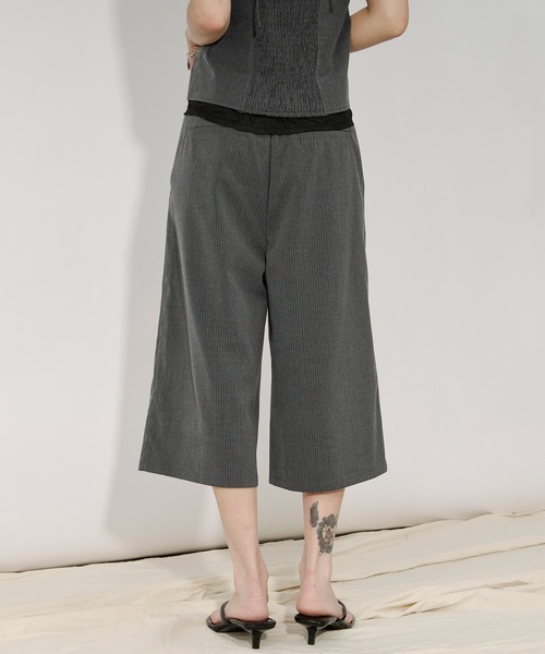 Barmuda pants ピンストライプハーフパンツ/setup対応（その他パンツ