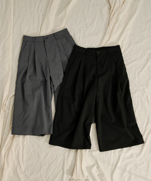 HIDE&SEEK ストライプショーツ ハーフパンツ XL ハイドアンドシーク 良品 送料込み アディダス(adidas) ハーフパンツ 3ストライプス 8インチ ショーツ