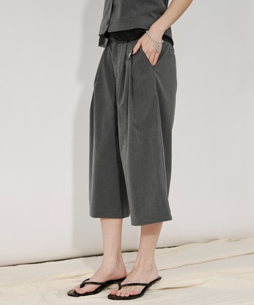 Barmuda pants ピンストライプハーフパンツ/setup対応（その他パンツ