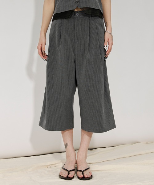 Barmuda pants ピンストライプハーフパンツ/setup対応（その他パンツ