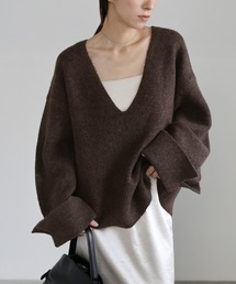 select MOCA | ワイドスリーブVネックニット(ニット/セーター)