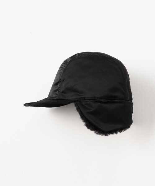 BEAMS BOY（ビームスボーイ）の「【2/5再値下げ】【別注】cableami / ミリタリー ボア キャップ（キャップ・レディース・ブラック/オリーブ・ONE SIZE）」の8枚目の写真