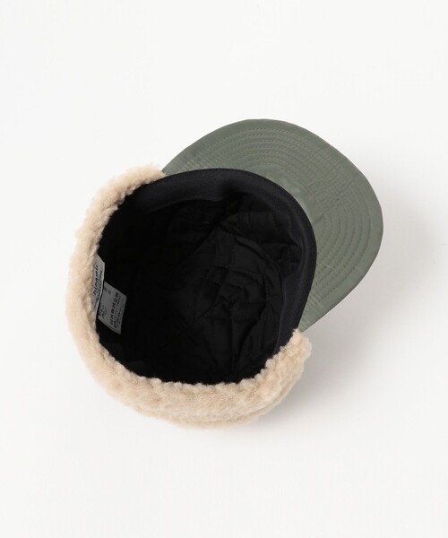 BEAMS BOY（ビームスボーイ）の「【2/5再値下げ】【別注】cableami / ミリタリー ボア キャップ（キャップ・レディース・ブラック/オリーブ・ONE SIZE）」の5枚目の写真
