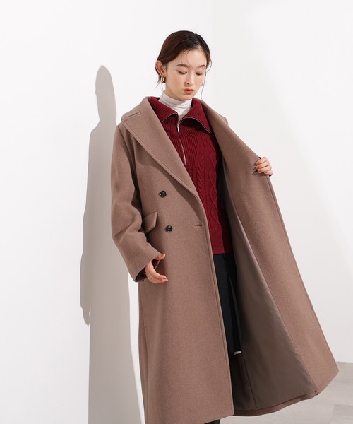 3点おまとめ　BEAUTY&YOUTH ウール ロング チェスターコート 楽天市場】ロング チェスターコート レディース アウター 送料無料 2色