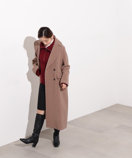 セール】【PS/低身長サイズ】チェスターロングコート（チェスター