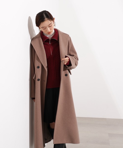 PS/低身長サイズ】チェスターロングコート（チェスターコート）｜N.（N