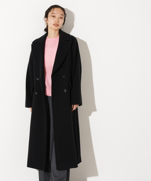 N.（N. Natural Beauty Basic）（エヌエヌナチュラルビューティーベーシック）の「【PS/低身長サイズ】チェスターロングコート（チェスターコート・レディース・ブラック/グレー/モカ・P/S/MEDIUM/SMALL）」の4枚目の写真