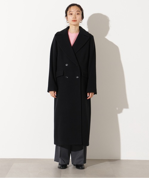 N.（N. Natural Beauty Basic）（エヌエヌナチュラルビューティーベーシック）の「【PS/低身長サイズ】チェスターロングコート（チェスターコート・レディース・ブラック/グレー/モカ・P/S/MEDIUM/SMALL）」の9枚目の写真