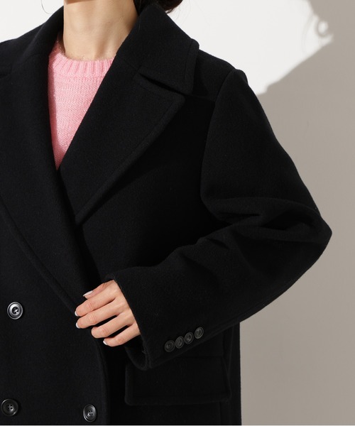 N.（N. Natural Beauty Basic）（エヌエヌナチュラルビューティーベーシック）の「【PS/低身長サイズ】チェスターロングコート（チェスターコート・レディース・ブラック/グレー/モカ・P/S/MEDIUM/SMALL）」の13枚目の写真