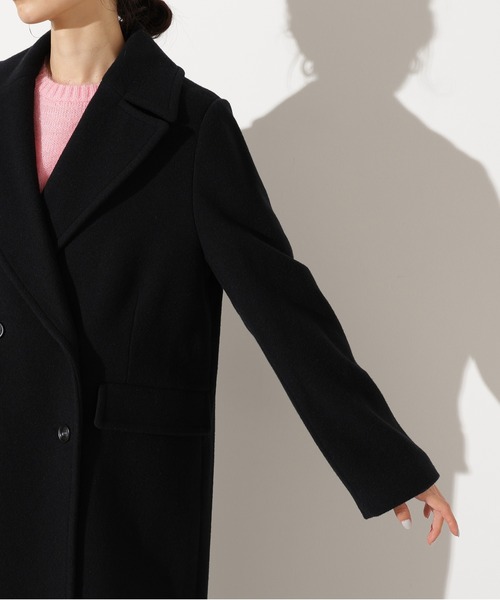 N.（N. Natural Beauty Basic）（エヌエヌナチュラルビューティーベーシック）の「【PS/低身長サイズ】チェスターロングコート（チェスターコート・レディース・ブラック/グレー/モカ・P/S/MEDIUM/SMALL）」の14枚目の写真