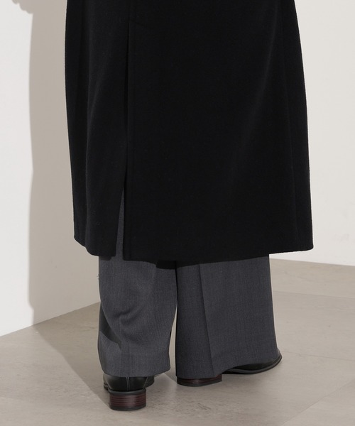 N.（N. Natural Beauty Basic）（エヌエヌナチュラルビューティーベーシック）の「【PS/低身長サイズ】チェスターロングコート（チェスターコート・レディース・ブラック/グレー/モカ・P/S/MEDIUM/SMALL）」の17枚目の写真