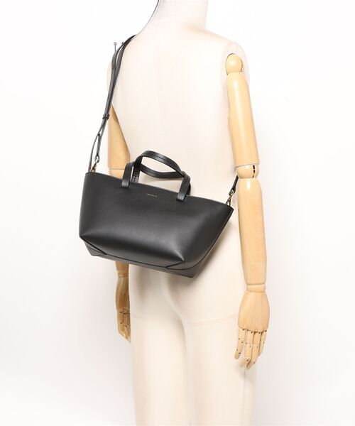 LORISTELLA（ロリステッラ）の「【LORISTELLA】ベーシックレザーハンドバッグ(Q56473)（ハンドバッグ・レディース・ブラック/キャメル・ALL）」の6枚目の写真