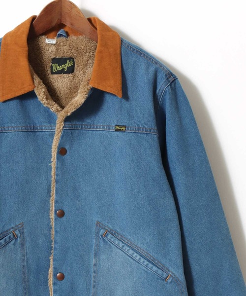 セール】Wrangler/ラングラー Denim Boa Trucker Jacket 227MJL/裏ボア