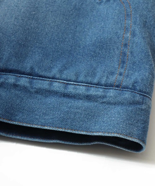 Wrangler(ラングラー)の「Wrangler/ラングラー Denim Boa Trucker Jacket 227MJL/裏ボア 襟コーデュロイ デニムトラッカージャケット/レディース メンズ(デニムジャケット・メンズ・ワンウォッシュ/インディゴブルー/ブラック・XL/L/M)」の10枚目の写真