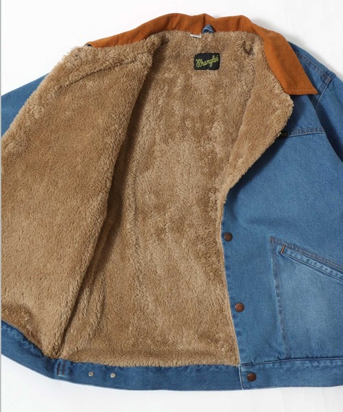 セール】Wrangler/ラングラー Denim Boa Trucker Jacket 227MJL/裏ボア