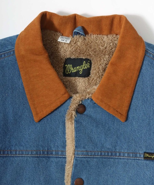 セール】Wrangler/ラングラー Denim Boa Trucker Jacket 227MJL/裏ボア