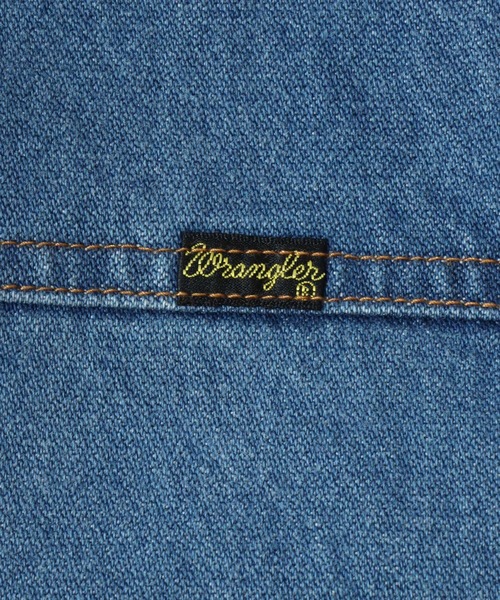 Wrangler(ラングラー)の「Wrangler/ラングラー Denim Boa Trucker Jacket 227MJL/裏ボア 襟コーデュロイ デニムトラッカージャケット/レディース メンズ(デニムジャケット・メンズ・ワンウォッシュ/インディゴブルー/ブラック・XL/L/M)」の6枚目の写真