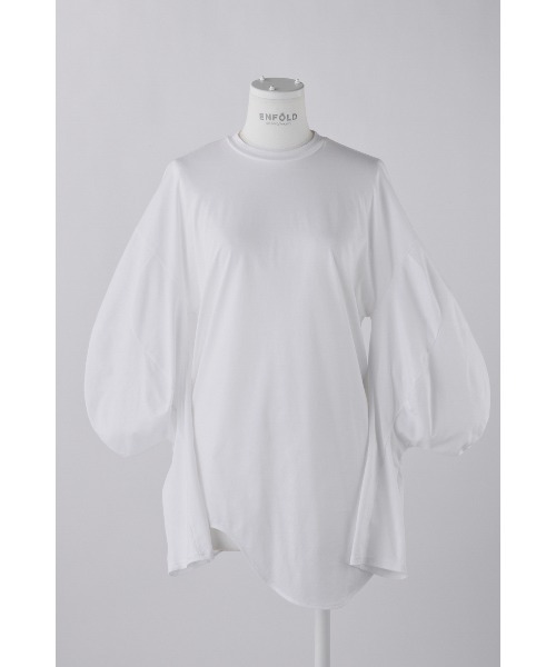 ENFOLD（エンフォルド）の「スポンジダブルクロススリットネックTOP（T