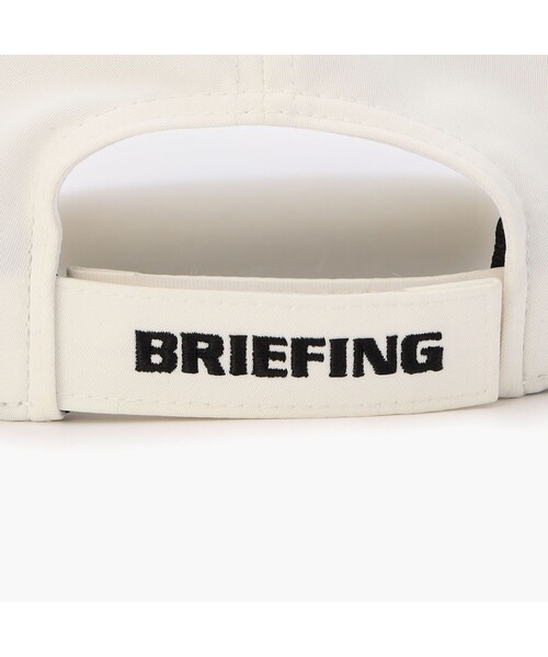 BRIEFING(ブリーフィング)の「【BRIEFING GOLF/ブリーフィングゴルフ】LA MS TRIANGLE LOGO CAP(キャップ・メンズ・ブラック/ホワイト・FREE)」の4枚目の写真