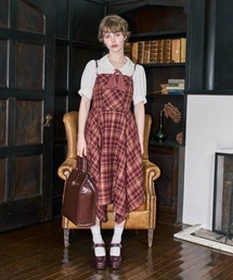 F i.n.t | ビット使いランダムヘムチェックキャミワンピース(ワンピース)