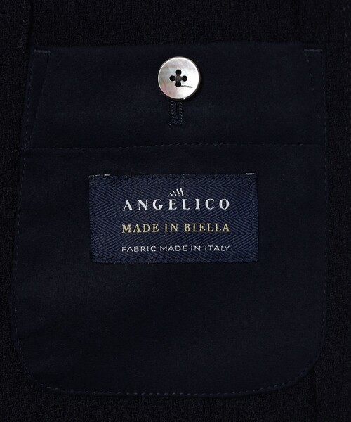 TOMORROWLAND (トゥモローランド)の「ウール シングルブレステッド 2Bジャケット ANGELICO(テーラードジャケット・メンズ・ネイビー/グレイッシュベージュ・48/50/46/44)」の14枚目の写真