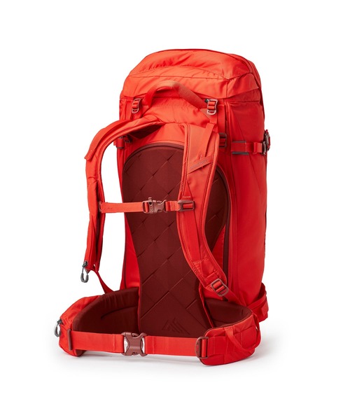 GREGORY（グレゴリー）の「ターギー45 TARGHEE 45 ガンマレッド S/Mサイズ（バックパック/リュック・メンズ・レッド系・ONE SIZE）」の7枚目の写真