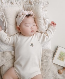 mocmof（モクモフ）の「ワンポイント ボディスーツ（肌着）」