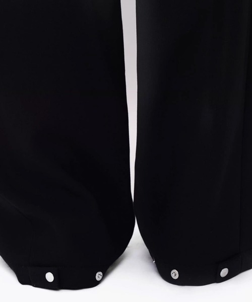 MASONPRINCE(メイソンプリンス)の「ルーズフィット 1タック ハイウエスト スラックス SK2114【MASONPRINCE】【2025AW】(スラックス・メンズ・グレー/ブラック・L/M/S)」の12枚目の写真