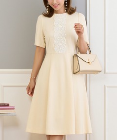 ドットボウタイフレアミニワンピース（ワンピース）｜Darich