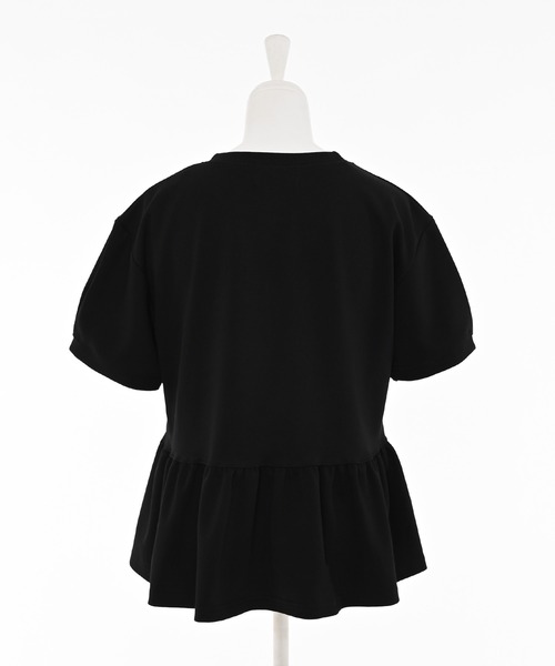 Narcissus(ナルシス)の「パフペプラムスウェットTシャツ フリルスウェット(Tシャツ/カットソー・レディース・グレー/ブラック・FREE)」の15枚目の写真