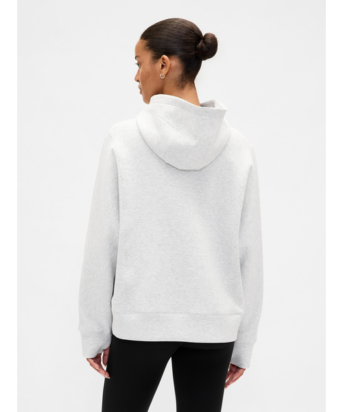 GAP(ギャップ)の「GapFit オーバーサイズ 1/4ジップアップパーカー(パーカー・レディース・グレー/ブラック・XS/M/S/L/XXS)」の5枚目の写真