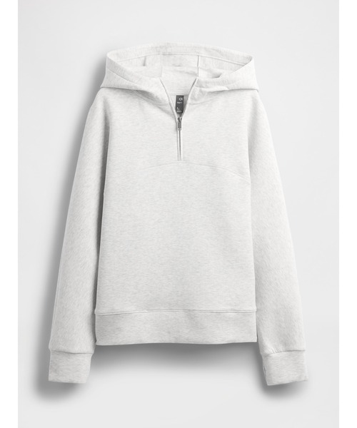 GAP(ギャップ)の「GapFit オーバーサイズ 1/4ジップアップパーカー(パーカー・レディース・グレー/ブラック・XS/M/S/L/XXS)」の11枚目の写真