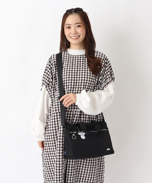 one'sterrace(ワンズテラス)の「moz ロゴテープ2WAYトート(トートバッグ・レディース・ブラック系8/グレー系4/イエロー系8/ブルー系その他7・99)」の20枚目の写真