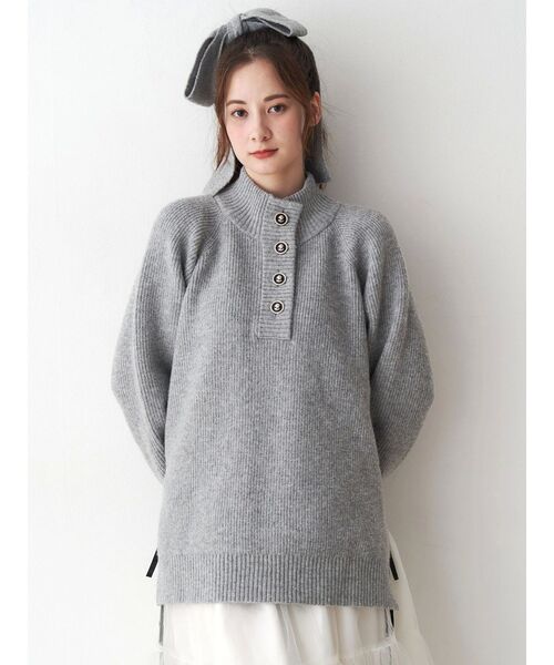 CALNAMUR（カルナムール）の「マルチウェイリボンニット（ニット/セーター・レディース・レッド/グレー/ライトイエロー・FREE）」の16枚目の写真