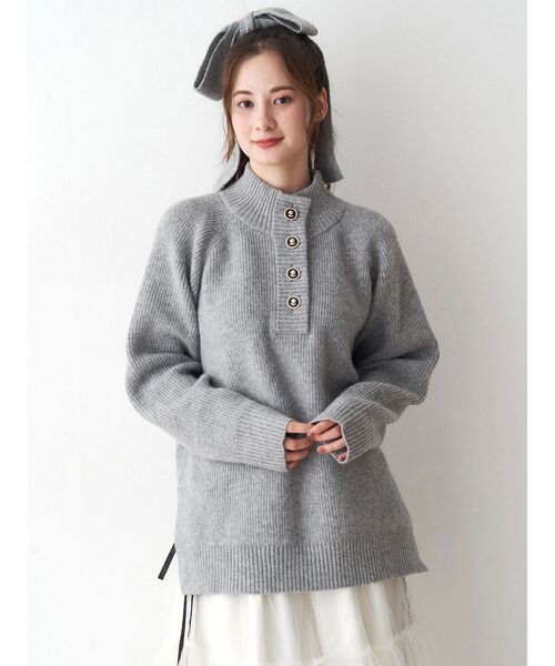 CALNAMUR（カルナムール）の「マルチウェイリボンニット（ニット/セーター・レディース・レッド/グレー/ライトイエロー・FREE）」の17枚目の写真