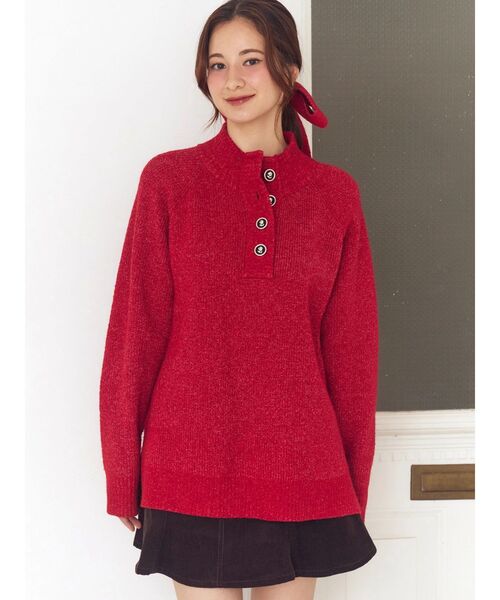 Blumarineアンナモリナーリ リボン付きニットセーター &. NOSTALGIA